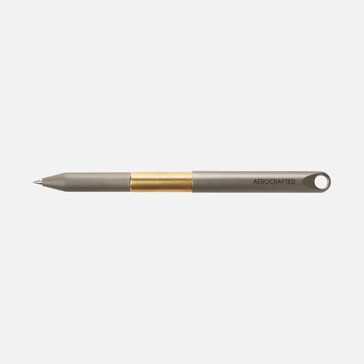 everyday carry clean minimal pocket pen #material_titanium-bronze
