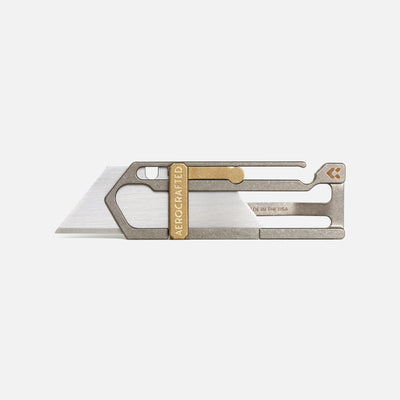 EDC pocket knife made of titanium #material_titanium-bronze